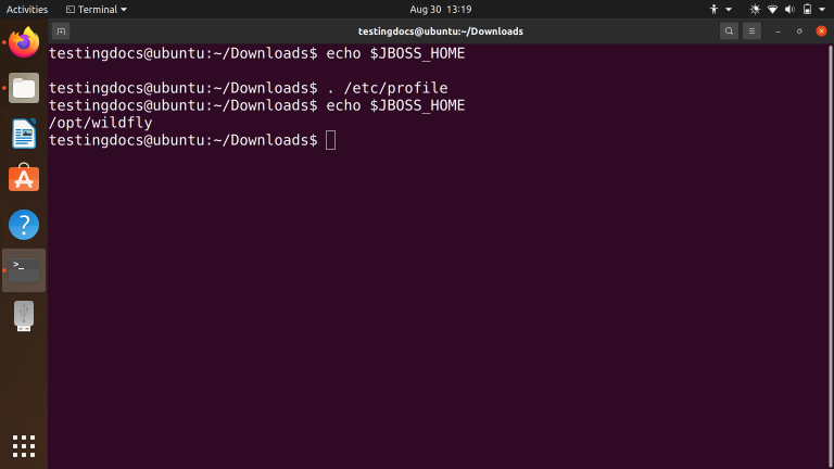 Install JBoss Application Server on Linux | TestingDocs
