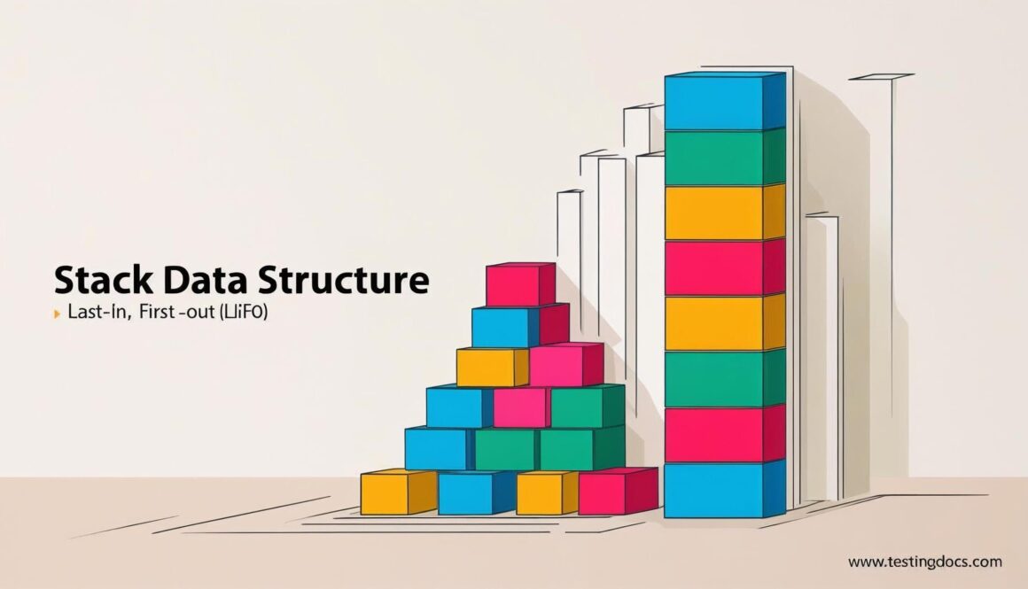 illustration of a stack data structure