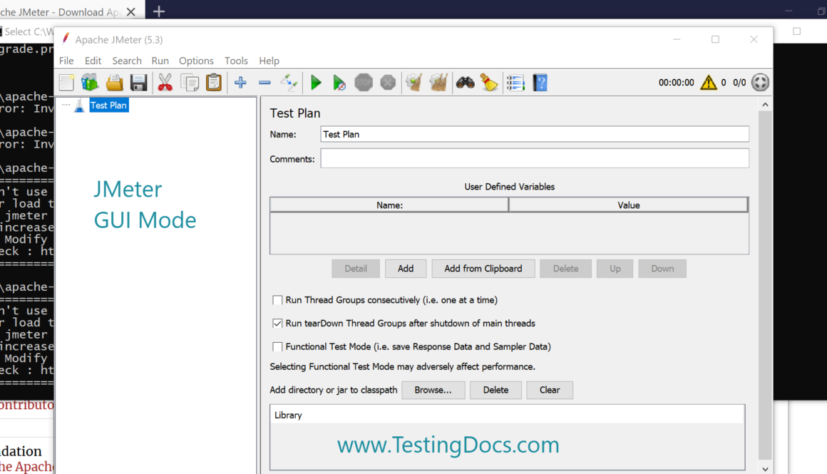 jmeter GUI Mode