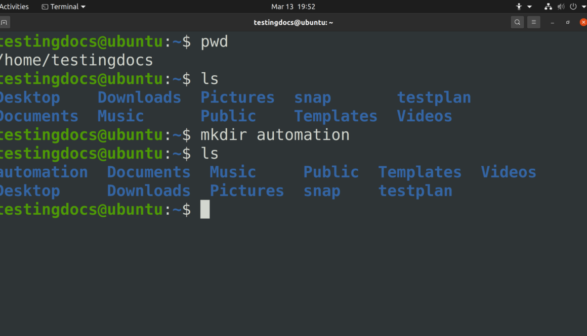 mkdir Linux command