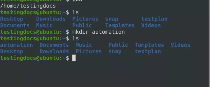 mkdir Linux command