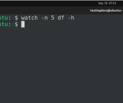 watch command